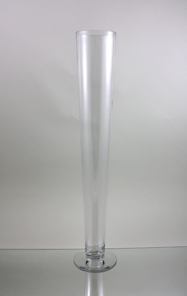  Tall Glass Pilsner Vases for Wedding Centerpieces