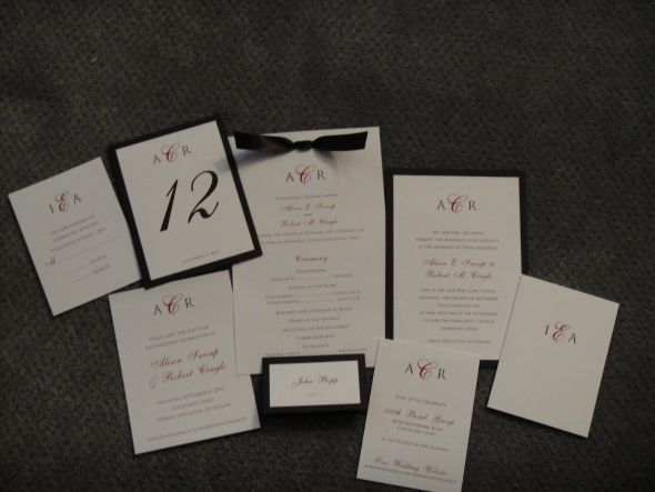 September Brides- Share your invitations! :  wedding 002