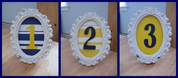 Table numbers? help! :  wedding table numbers Whiteframes