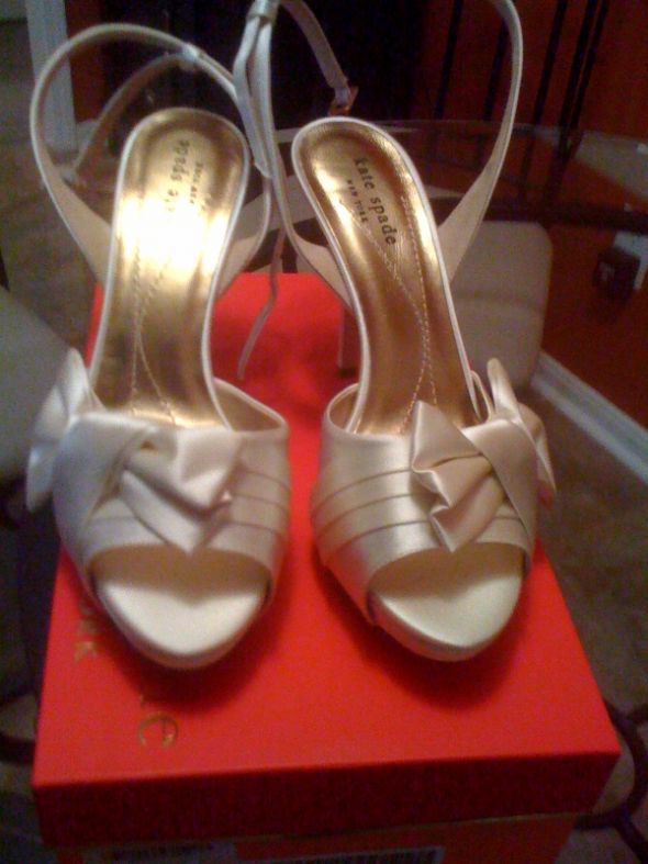 NEW Kate Spade Gracious For Sale-Ivory-Size 7.5 :  wedding shoes ivory dress Photo14