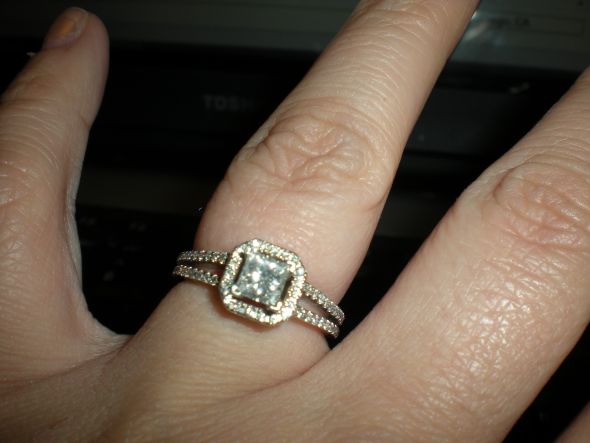 MY NEW UPGRADED RING <3 :  wedding ring upgrade new ring 001