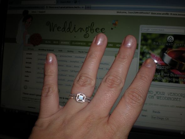 MY NEW UPGRADED RING <3 :  wedding ring upgrade new ring 002