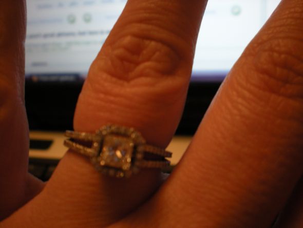 MY NEW UPGRADED RING <3 :  wedding ring upgrade new ring 003