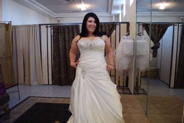 Post your wedding dress photos!! :  wedding crl277 oleg cassini wedding dress jcrew 1 pronovias agosto 9v9665 1