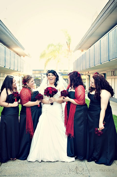 PROFFESIONAL SHOTS (PIC HEAVY) 10-10-10 :  wedding damask red black white black and white red accents san diego windmill carlsbad full figure 69354 445886536458 137689236458 5967506 3748317 N