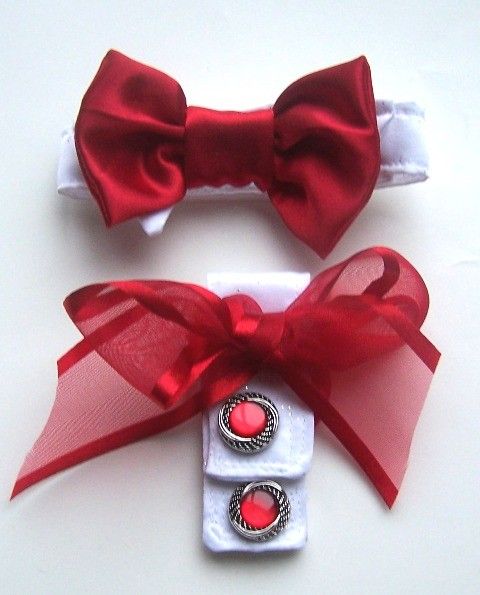 MY ETSY.COM FINDS!!! :  wedding etsy com garter dog pillow basket damask red black white flowers Bowtie