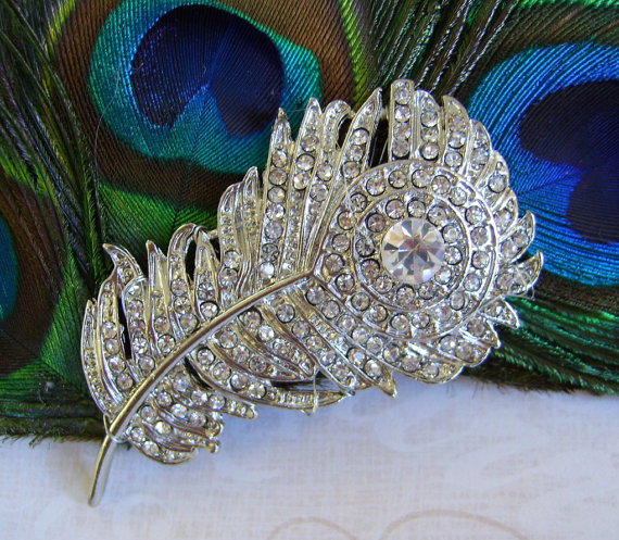 Peacock Feather Fascinator posted 4 months ago in Veil Status For Sale