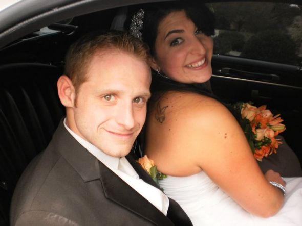 Some non-pro pics from my 10/24/10 wedding! :  wedding 102410 1 october 24 wedding recap Car Ride Jpg