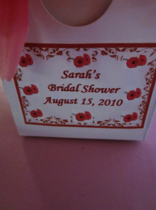 Bridal Shower Yesterday! --Picture Sharing time! :  wedding Favor