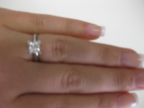 Show your Princess Cuts~ :  wedding ring Ring