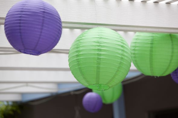 Green and Purple Paper Lanterns for sale :  wedding lanterns paper ceremony green purple diy reception orange county 20101017124624 IMG 8619 Copy