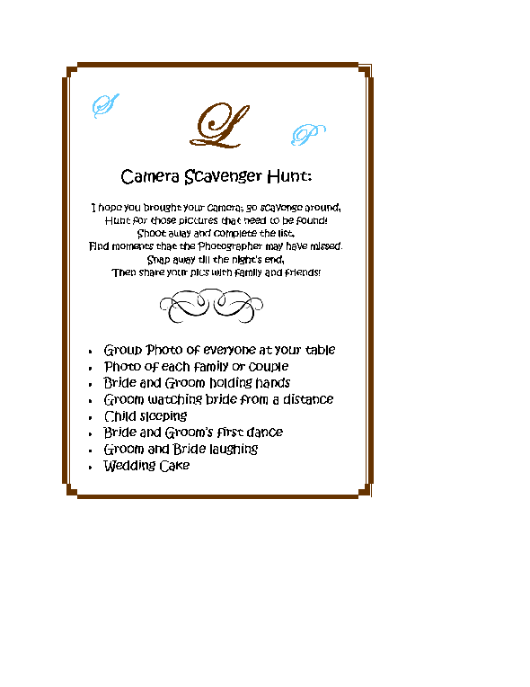 Photo Scavenger Hunt