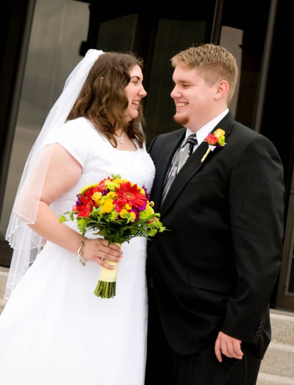 show me your WHITE (not ivory) gown! :  wedding Cherry87