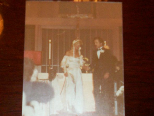 Pics of you in your mom's dress, or mom in her dress, or just the dress! :  wedding Church