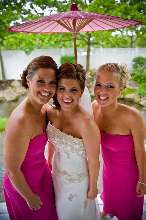 Show me your garden wedding! :  wedding wedding reception outdoors garden Quingirlsparasols