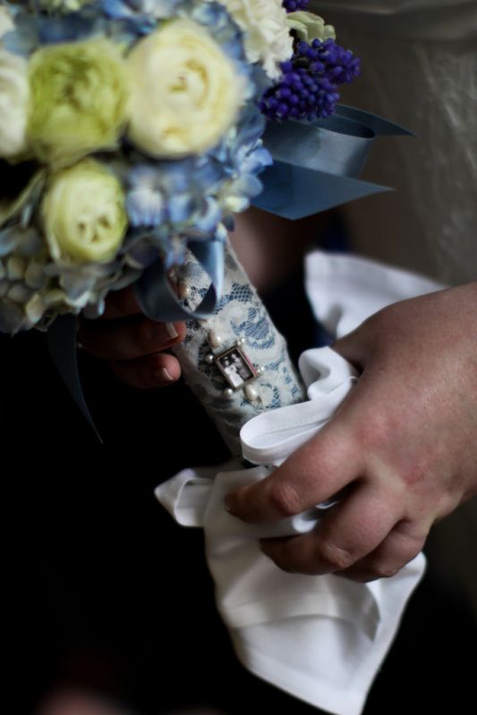 something old... how old is old? :  wedding Bouquet With Charm