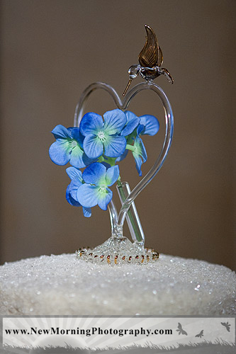 My pretty sparkle cake!!! - challenge :  wedding cake Cake Topper