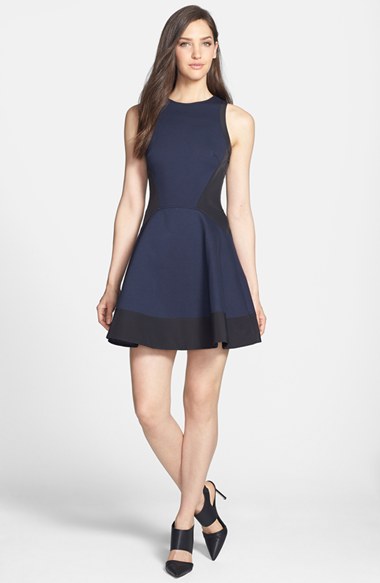 heels for a navy blue dress