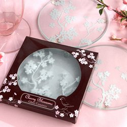 Pick one! :  wedding Cherry Blossom Glass Coasters 250