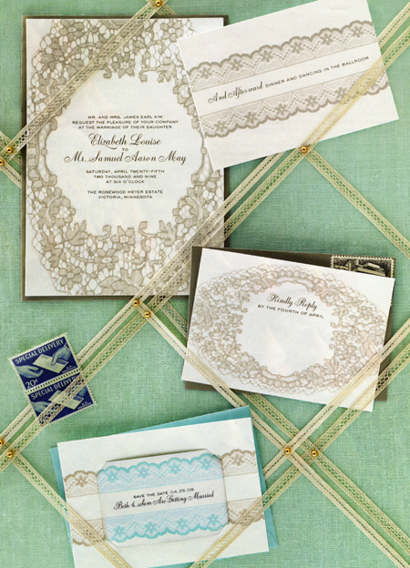 Invitations with lace wedding Lace Wedding Invitations