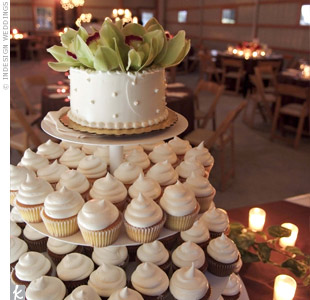 Cupcakes Instead of Cake? :  wedding Cupcake