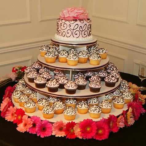Cupcakes Instead of Cake wedding Side1