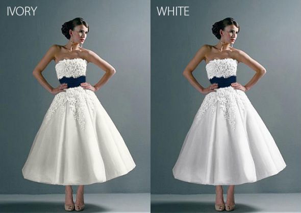 White Vs. Ivory Wedding Dresses: What's the Difference?