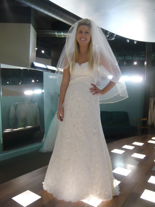 Can you show me your lace dresses? Pretty Please! :  wedding pronovias Wedding Dress 010