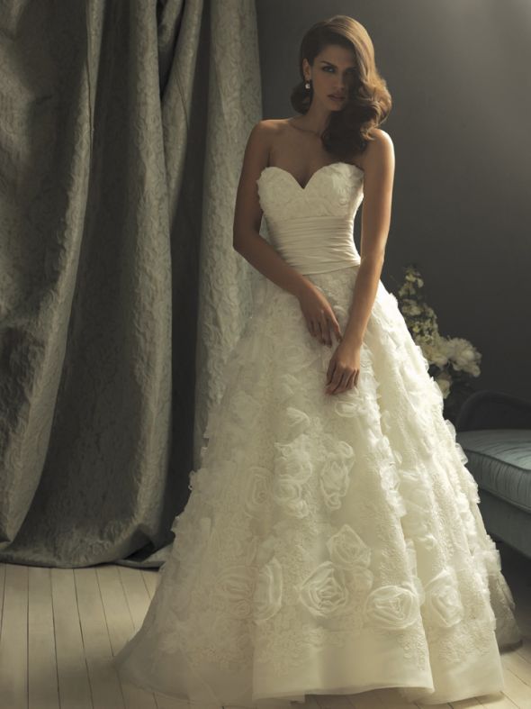 Just bought a dress! So excited! :) :) :  wedding two dress bride wedding gown ball gown 1 allure c157 paloma blanca Wedding Dress 157