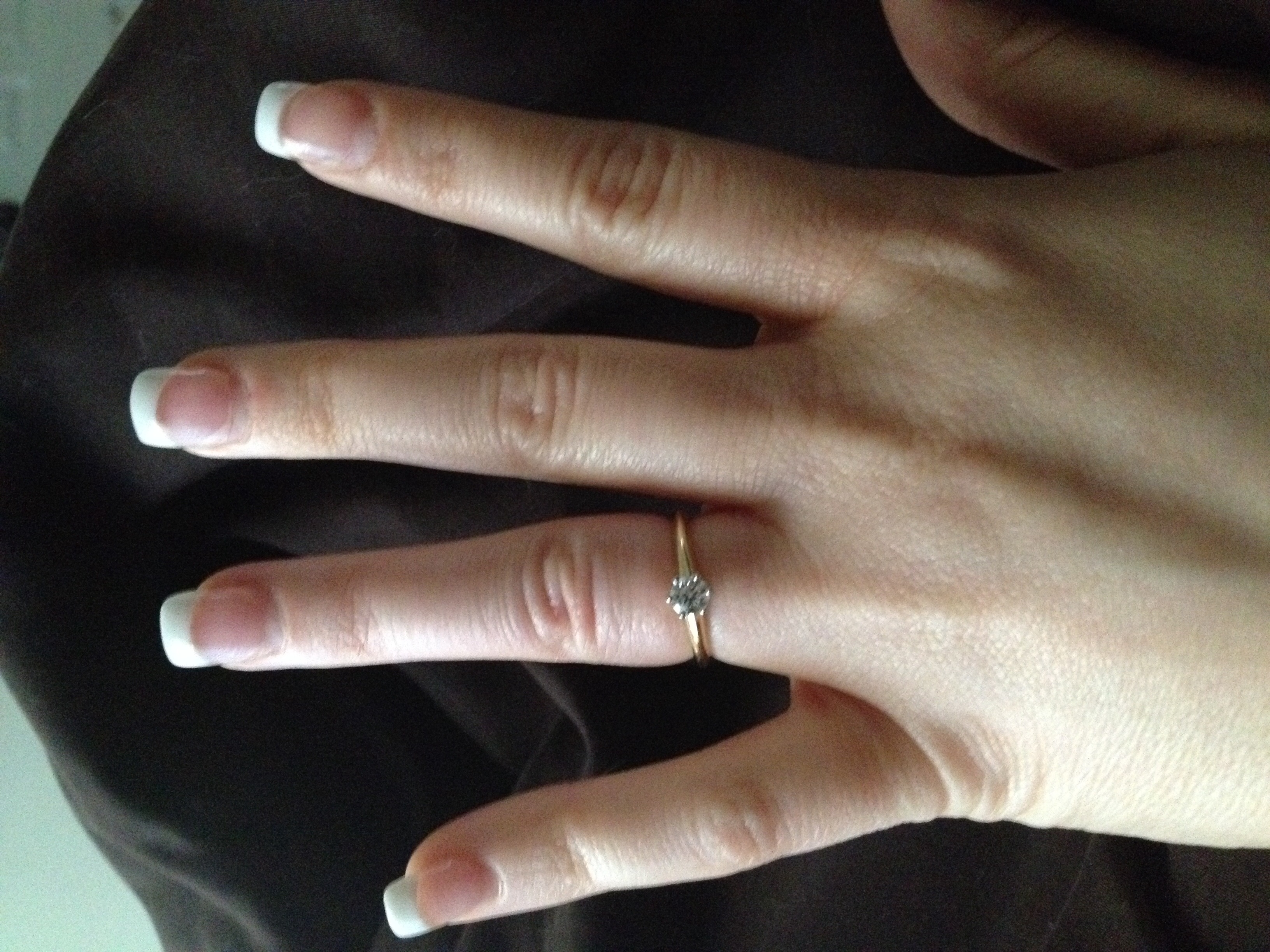 Help! Does my ring look too tight?