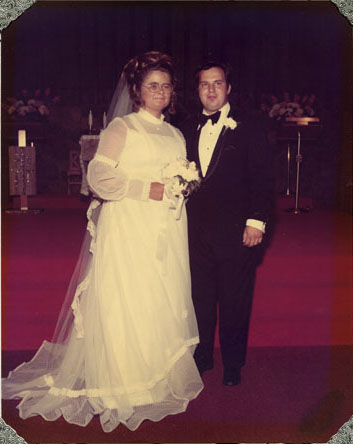 Pics of you in your mom's dress, or mom in her dress, or just the dress! : wedding Ken Claudia Wedding 3