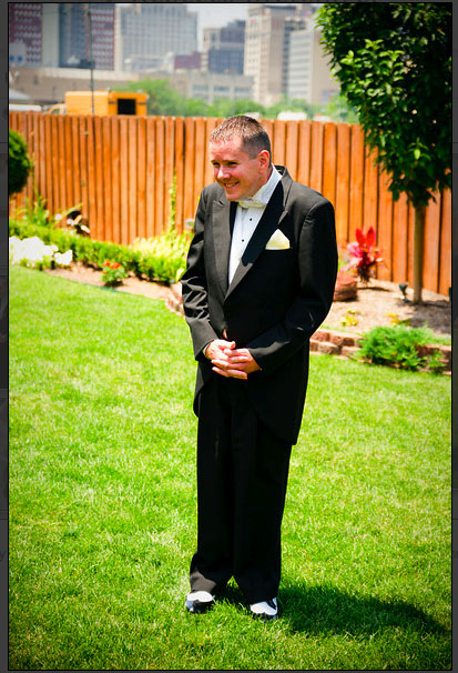 What's the 1 picture you feel completely captured the emotion of your day? :  wedding Danfirstlook