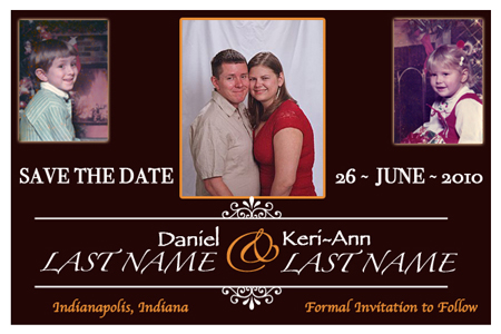 Where Did You Get Your Save-The-Dates? : wedding save the dates 1 Savethedate Child Wb