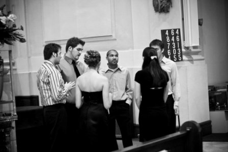 And I had a choir...