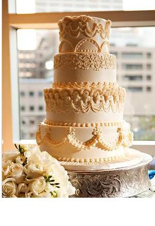 Butter Cream frosting cakes.  Anyone else only using buttercream? :  wedding ours was delicious buttercream Ourcake