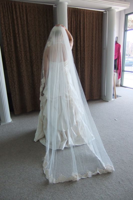 Found my mantilla veil! :  wedding veil mantilla accesories DSCF1422