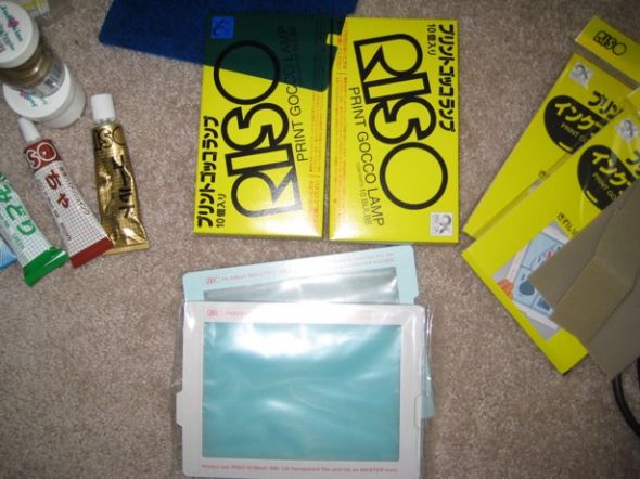 GOCCO PG-10 SUPER(Registration Plate) WITH EXTRAS, EMBOSSING, WAX SEALS :  wedding gocco wax wax seals embossing powder embosser IMG 0912