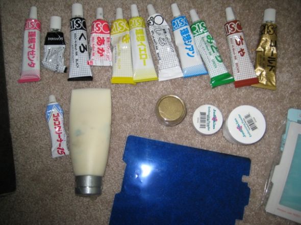 GOCCO PG-10 SUPER(Registration Plate) WITH EXTRAS, EMBOSSING, WAX SEALS :  wedding gocco wax wax seals embossing powder embosser IMG 0914