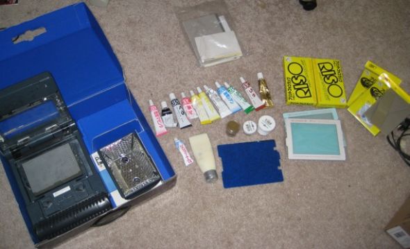 GOCCO PG-10 SUPER(Registration Plate) WITH EXTRAS, EMBOSSING, WAX SEALS :  wedding gocco wax wax seals embossing powder embosser IMG 0916