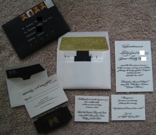 My SemiHomemade Invitation Suite wedding invitations diy invitation suite 