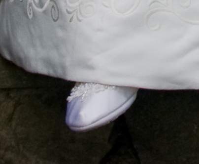Anyone ever us ballet shoes for their wedding wedding shoes ballet shoes 