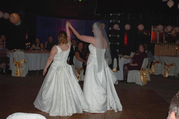 First dance:  swing dance to Leonard Cohen's 