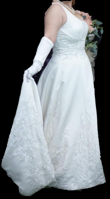 Who else is wearing a fairly simple dress? : wedding FIPosing