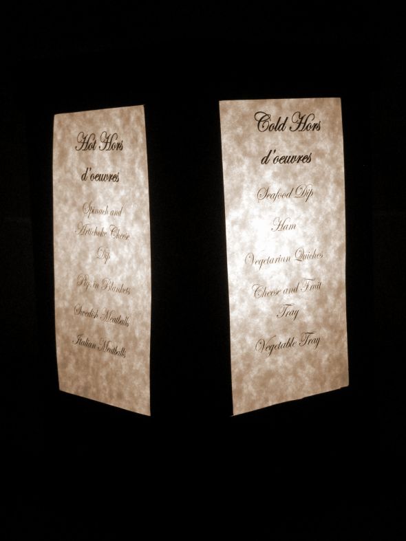 menus and programs :  wedding menu programs waste FoodMenuLit