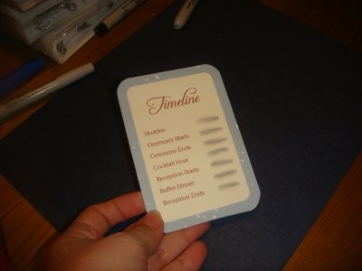 Our teeny accordion-fold programs :  wedding Programs3