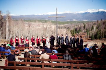 Beautiful colorado ceremony