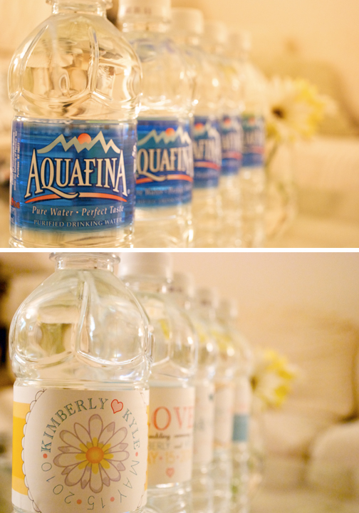 Water Bottle Labels Wedding. DIY Custom Wedding Water