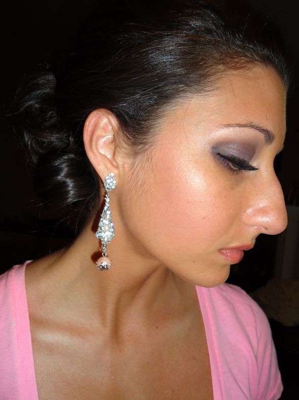 Hair/Makeup trial and really starting to feel like a bride! (long, pic heavy) :  wedding hairmakeup trial hair makeup DSC00625