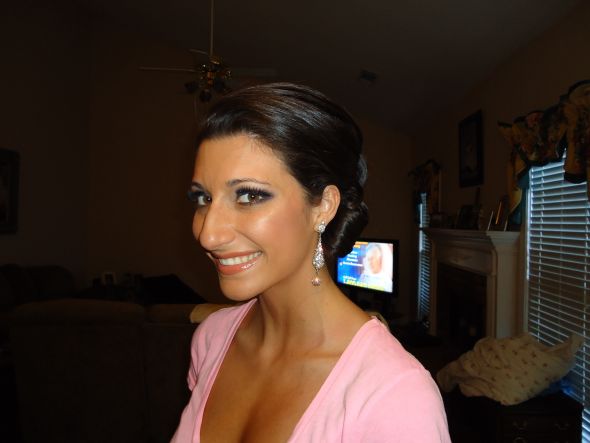 Hair/Makeup trial and really starting to feel like a bride! (long, pic heavy) :  wedding hairmakeup trial hair makeup DSC00626