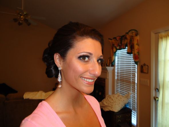 Hair/Makeup trial and really starting to feel like a bride! (long, pic heavy) :  wedding hairmakeup trial hair makeup DSC00627